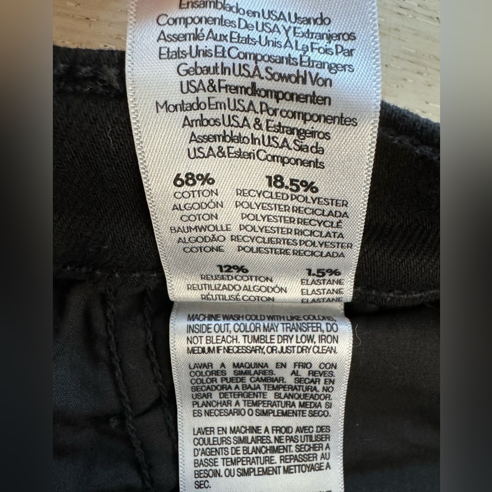 NWOT Mother The Straight Up Rambler Cargo 
Jeans Pants in Pitch size 28 - Picture 14 of 16